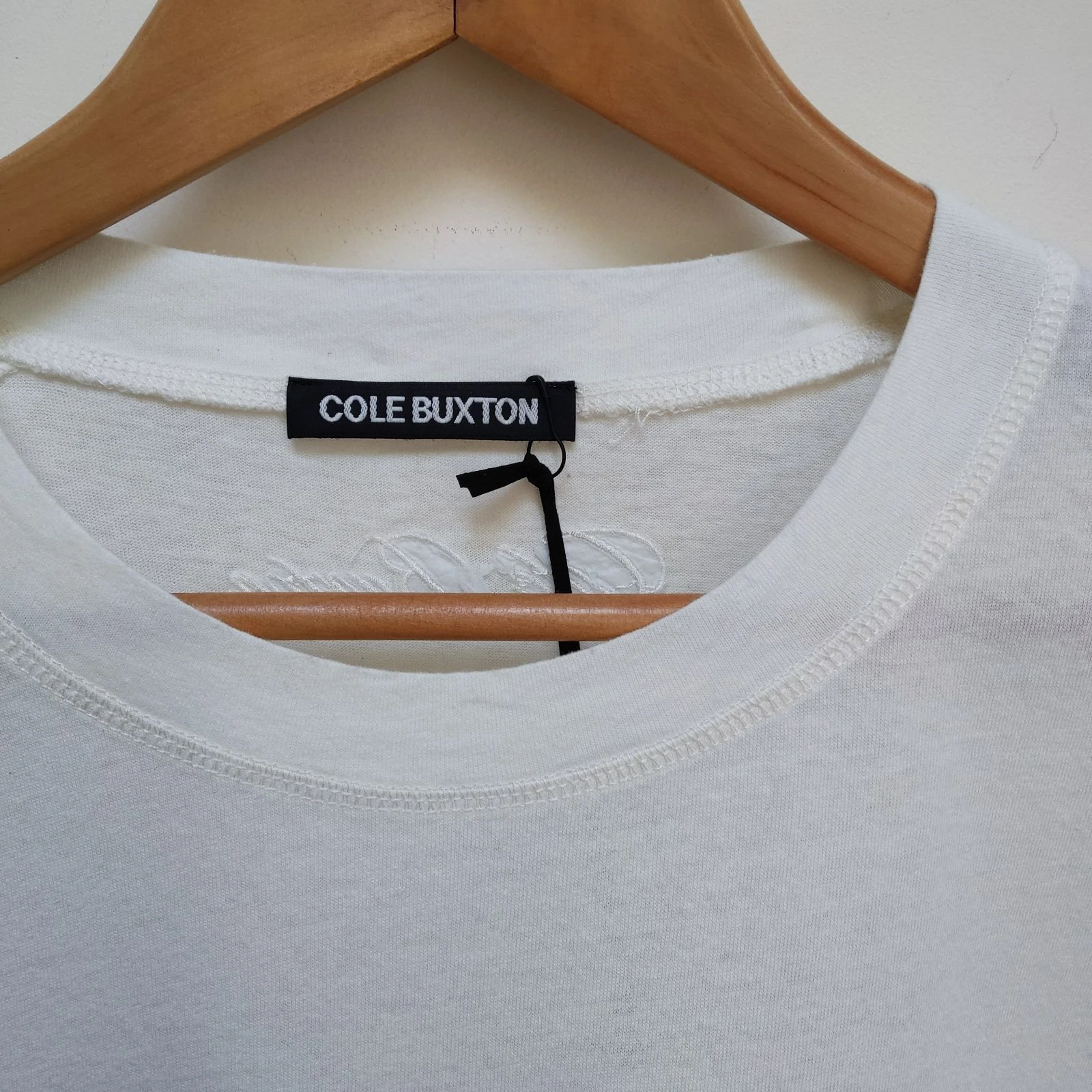 Cole Buxton Size XL T-Shirt CB Béisbol Vintage Blanco bosque/Verde Negro – photo 4